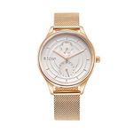 Titan Neo Workdays Silver Dial Quartz Multifunction Stainless Steel Strap Watch for Women-NS2670WM07