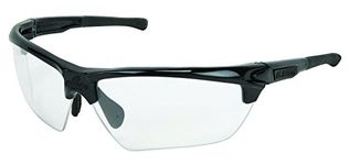 MCR Safety DM1330PF Clear Max6 Dominator DM3 Safety Glasses with Black Frame