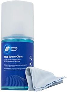 AF Multi-Screen Clene- Screen Cleaning Pump Spray with Micro Fibre Cloth - 200ml for Mobile Phones, TV's, Laptops, Monitors, LED, LCD, Plasma & Tablets - MCA_200MIF