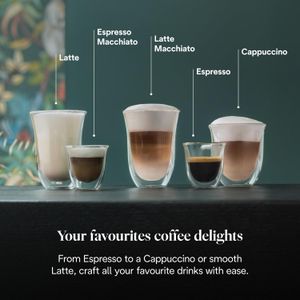 DeLonghi Dedica Espresso Machine – Black Compact Coffee Maker