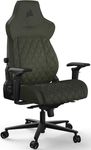 Corsair TC500 LUXE Gaming Chair – Premium Breathable Fabric – Wide Seat – Five-Way Adjustable Armrests – Adjustable Built-In Lumbar Support – 90-135 Degree Recline – Sherwood