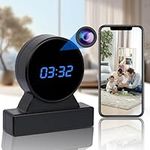 Full HD 1080P Hidden Camera Clock - Wireless Spy Camera - WiFi Secret Nanny Cam - Strong Night Vision - Indoor Home Security