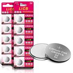 LiCB CR2016 3V Battery cr2016 Coin Cell Batteries 10 PCS