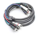 12 Feet - 5 RCA Component Video Cable with Audio Composite Cables - 5 Part Component Cable for 480i, 480p, 720p, and 1080i - 12 ft Audio Video RGB Cord - YPbPr TV Cable - 12 Foot (3.6 Meter), 1 Pack