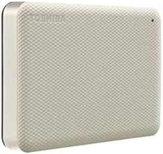 Toshiba Canvio Advance 4TB Portable External Hard Drive USB 3.0, White - HDTCA40XW3CA