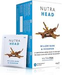 NUTRAHEAD - Migraine Relief Tea | Headache Relief Tea - For Migraine & Tension Headache Relief - Includes Feverfew, Willow Bark & Rhodiola - 20 Enveloped Tea Bags - by Nutra Tea - Herbal Tea