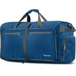 Gonex 150L Foldable Travel Duffle Bag for Luggage, Gym, Sport, Camping, Storage, Shopping Water & Tear Resistant Deep Blue