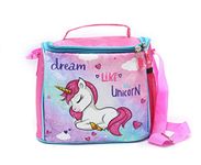 Prisma Collection Kids Polyester Dream Like Unicorn Tiffin Bag (Multicolour) n Others cheractor as per Available