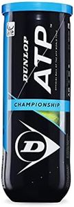 DUNLOP Tennis Ball ATP Championship – for Clay, Hard Court and Grass (1 x 3 Pet), Yellow