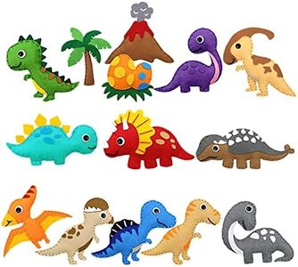 MYHJL Kid Sewing Craft Kit Felt Animals Children Birthday Gifts Educational Toys Stuffed Animals Set DIY Kits for Girls and Boys (D)