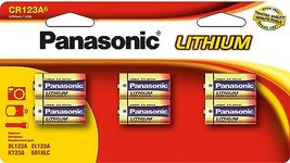 Panasonic - Special CR123A Lithium Photo Stack (6 Units)