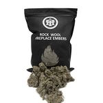 Replacement Rock Wool Embers for Gas Fireplaces/Gas Logs- 6 Ounce Bag