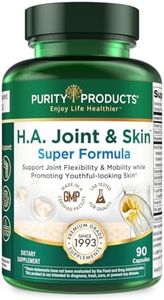 Purity Products H.A. Joint and Skin Super Formula Biocell Collagen w/ Hyaluronic Acid Supports Healthy Joint Flexibility, Healthy Synovial Fluid, and Joint Lubrication - 5-Loxin - 90 Capsules (1)