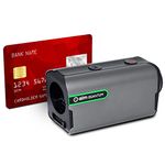 GolfBuddy Aim Quantum Pocket Golf Rangefinder - Rechargeable, ZST Technology, 880 Yard Range Finder, Slope Adjusted Distance, Black