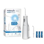 Waterpik Cordless Express Water Flosser, Battery Operated & Portable for Travel & Home, CDA Validated, Waterproof for Shower Use, White WF-02, Packaging May Vary