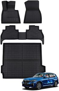 CreekT for BMW X5 Floor Mats 2023 2022 2021 2020 2019, G05 All Weather & Trunk Mat Cargo Liner Accessories Full Set 2019-2023 (Not Plug-in Hybrid) CRT-000194-X5