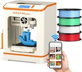 Weefun TINA2C 3D Printer for Beginners & Kids with PLA Filament Set, 3D Printers Fully Assembled, WiFi APP Smart Control 3000+ Ready to Print Models, Auto Leveling Mini 3D Printer for Home, School