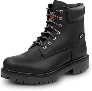 Timberland PRO 6IN Direct Attach Men's, Black, Soft Toe, EH, WP/Insulated, MaxTRAX Slip-Resistant Work Boot (12.0 M)