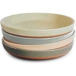 Mora Ceramic Flat Pasta Bowl Set of