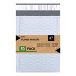 Sales4Less #7 Poly Bubble Mailers 14.25X20 Inches Shipping Padded Envelopes Self Seal Waterproof Cushioned Mailer 50 Pack