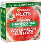 Garnier Fructis, Solid Shampoo, Cleansing And Plumping, Watermelon Hair Food 2in1 Shampoo Bar, 60g