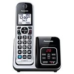 Panasonic Expandable Cordless Phone System, Bluetooth Pairing for Wireless Headphones and Hearing Aids, Smart Call Block, Bilingual Talking Caller ID, 1 Handset - KX-TGD890S (Silver)