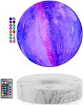 UVEHAS Floating Moon Lamp - Levitating Galaxy Moon Light Remote Control 16 Colors LED Magnetic Levitation Spinning 3D Printing Lunar Night Lights Desk Decorative Lamp for Room Decor Creative Gifts