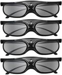 DLP 3D Glasses 4 Pack, JX30 Recharg