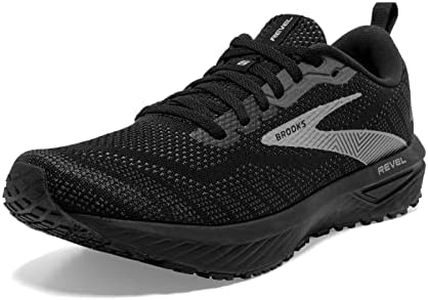 Brooks Men s Revel 6 Neutral Running Shoe, Black/Blackened Pearl/Grey, 10.5