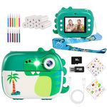 ARNSSIEN Kids Camera Instant Print, 1080P Camera for Kids with 7 Rolls Instnat Paper, Kids Toys for Ages 3-14, Christmas Birthday Gifts for 4-10 Year Old Girls Boys