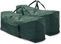 The Twiddlers - 2 Large Heavy Duty Christmas Tree and Decorations Storage Bag with Reinforced Easy to Carry and Transport Handles - 120 x 35 x 50cm, 210D Polyester