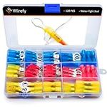 Wirefy Heat Shrink Wire Connectors - Electrical Connectors Kit - Marine Automotive Crimp Terminals - 22-10 Gauge - 120 PCS