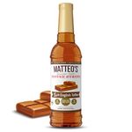 Matteo's Barista Style Sugar Free Coffee Syrup - Coffee Flavoring Syrup with No Sugar, Keto-Friendly, Sweet Flavour & Syrups For Coffee Drinks & Baking Pastries - English Toffee , 25.4 Oz, 1-pk