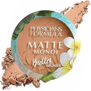 Physicians Formula, Matte Monoi Butter Bronzer, Matte Bronzer with Creamy Texture, with Monoi Oil and Murumuru Butter for a Long-Lasting, Waterproof Effect, Vegan, Sunkissed Matt