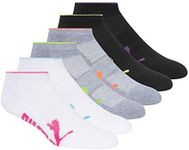 PUMA Women's 6 Pack Runner Socks, W