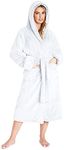 CityComfort Dressing Gown Women, Fluffy Bath Robes for Women, Gifts for Her (M, Purple)