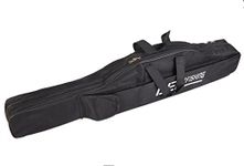 Toasis Fishing Rod Carrier Bag Fishing Pole Carrying Case for Travel Black Color (3.28Ft/1M)