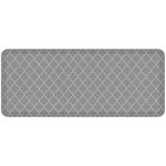 GelPro Anti-Fatigue Designer Comfort Kitchen Floor Mat, 20x48, Trellis Grey Stain Resistant Surface with 3/4” Thick Ergo-Foam Core for Health and Wellness