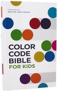 NKJV, Color Code Bible for Kids, Hardcover, Comfort Print