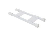 Camco RV Cupboard Double Bar, Other, White, 10 Inches-17 Inches