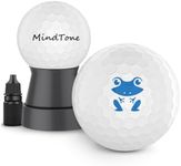 Golf Ball Stamper with Refillable Permanent Ink - Golf Ball Stamp Marker to Identify Golf Balls - Golfing Accessories Reusable Golf Ball Marking Tool Great Gifts for Men and Women Golfers