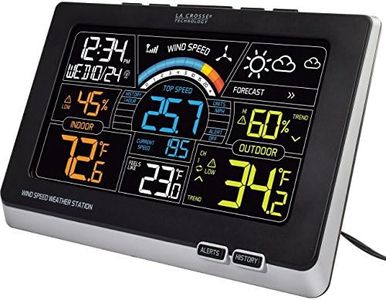 La Crosse Technology 327-1414W Color Wireless Wind Speed Weather Station, Black