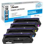 TOPRINT SP C252 C262 C252HA C262HA 4 Colors Compatible Toner Cartridges Print Cartridges High Capacity 6500 Pages for Black & 6000 Pages for CMY for Ricoh SP C252DN C252SF C262Dnw C262SFNW Printers