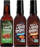 Wright's Liquid Smoke Applewood,Hickory & Mesquite (3 Pack) 3.5 oz