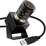 SVPRO 12MP USB Camera 4K 30fps Webcam with Zoom,1080P 120fps High Speed USB Camera for Industrial Zoom in and Out Golf Swing Camera UVC Plug and Play for Computer Laptop Raspberry Pi