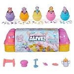 Hatchimals Alive, Pink & Yellow Egg Carton Toy with 6 Mini Figures in Self-Hatching Eggs, 11 Accessories, Kids Toys for Girls and Boys Ages 3 and up