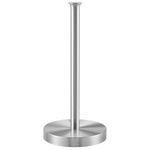 Paper Towel Holder, Kitchen Towel Holder with Heavy Weight Base, Non - Slip & Space Saving Paper Towel Holder Countertop, Anti Scratch Kitchen Paper Towel Holder with Smooth Surface(Silvery)