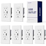 ELEGRP USB Outlets, 15 Amp Wall Out