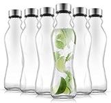 JoyJolt Spring Glass Water Bottles 