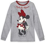 Disney Minnie Mouse Long Sleeve T-Shirt for Women, Multicolored, X-Small